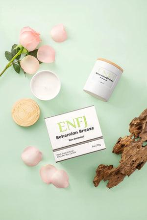 ENFJ scented candle – coconut soy wax, MBTI personality gift