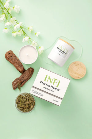 INFJ scented candle – coconut soy wax, MBTI personality gift
