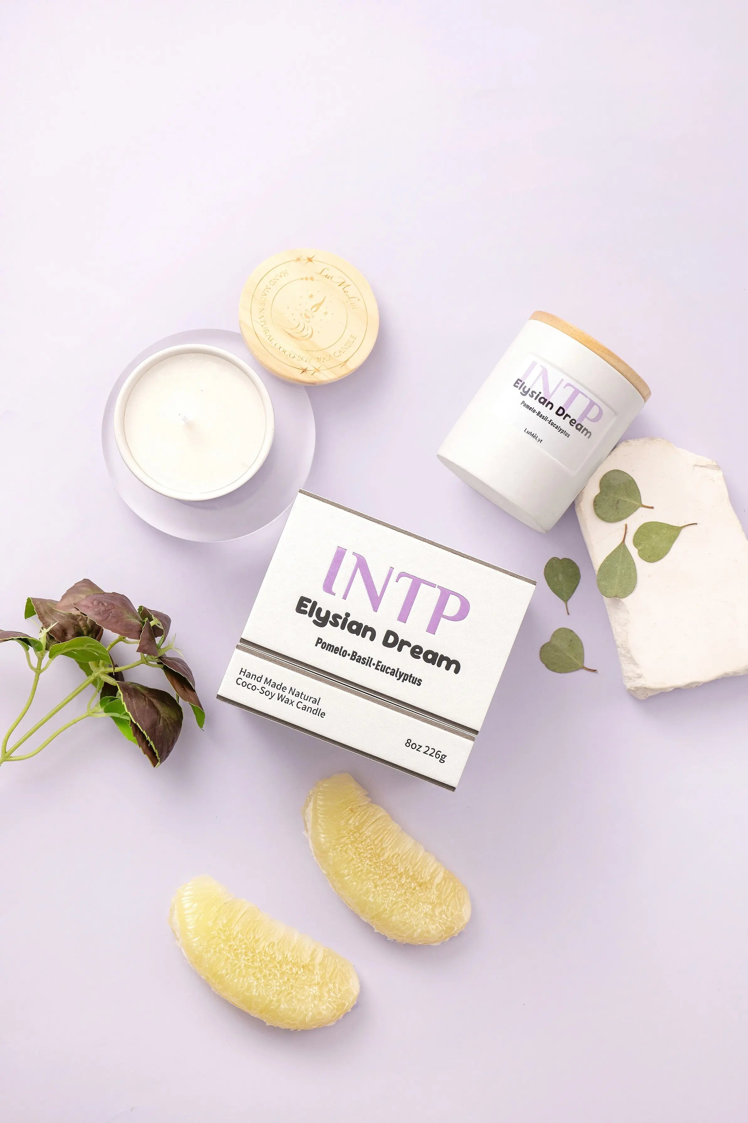 INTP scented candle – coconut soy wax, MBTI personality gift