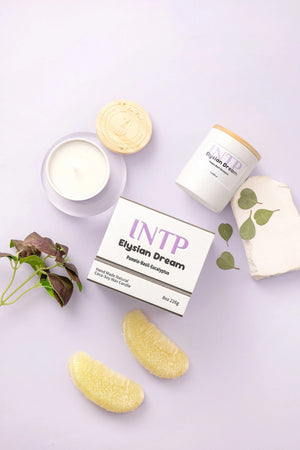 INTP scented candle – coconut soy wax, MBTI personality gift